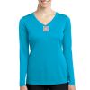 Ladies Long Sleeve PosiCharge ® Competitor V Neck Tee Thumbnail