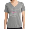 Ladies PosiCharge ® RacerMesh ® V Neck Tee Thumbnail